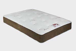 BROWN TUFTED MEMORY FOAM MATTRESS 10"